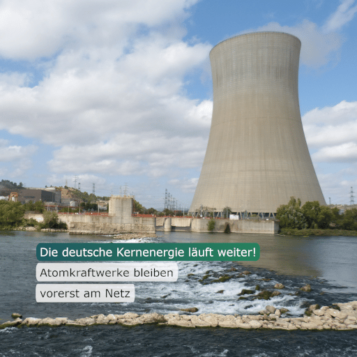 Deutsche Atomkraftwerke bleiben am Netz
